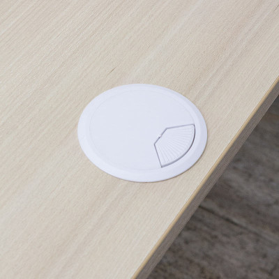 Bureau droit L120 Frêne blanc+ obt.