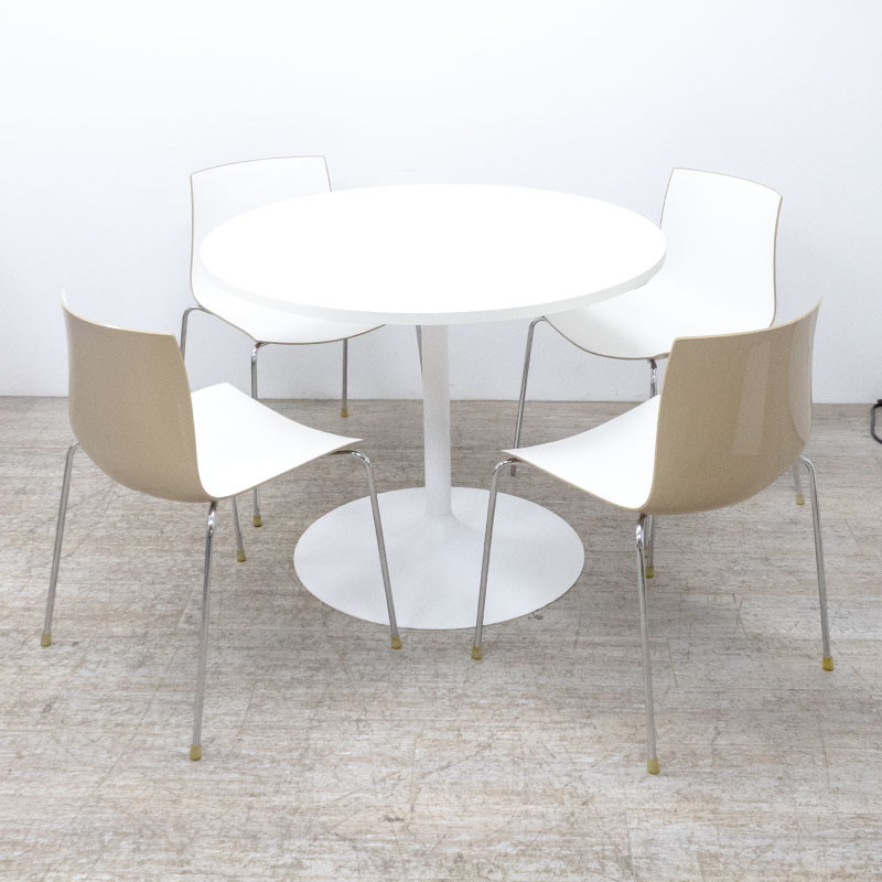 Table ronde Ø100 Blanc