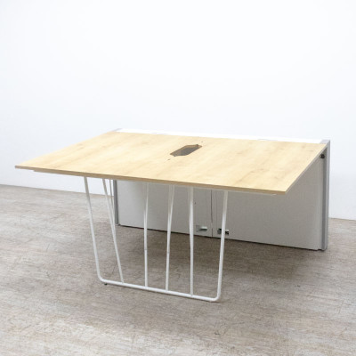 FAMO Deck bench 2 postes L120 Chêne