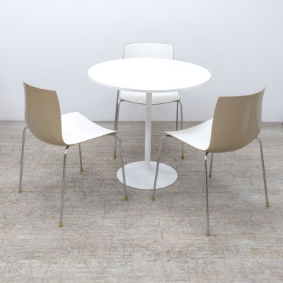 Table ronde Ø80 Blanc