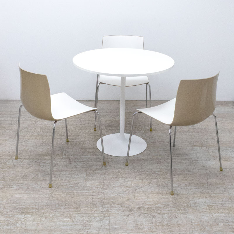 Table ronde Ø80 Blanc