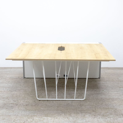 FAMO Deck bench 2 postes L120 Chêne