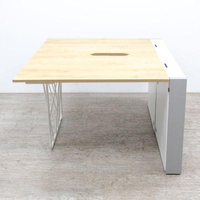 FAMO Deck bench 2 postes L120 Chêne