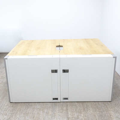 FAMO Deck bench 2 postes L120 Chêne