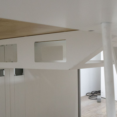 FAMO Deck bench 2 postes L120 Chêne