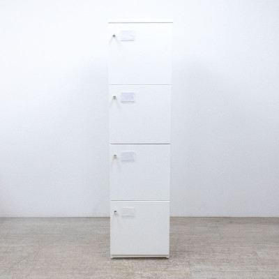 Vestiaire 4 Cases Blanc