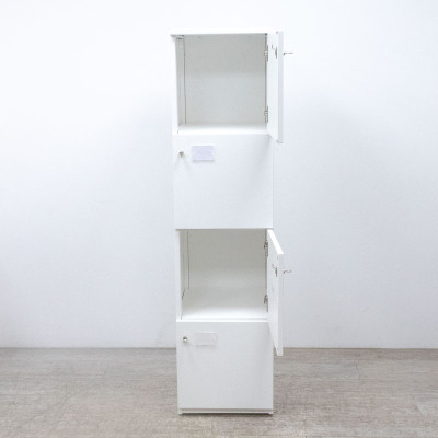 Vestiaire 4 Cases Blanc