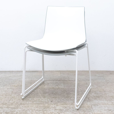 ARPER Catifa 46 Chaise Gris Vert