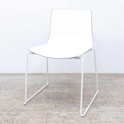ARPER Catifa 46 Chaise Gris Vert