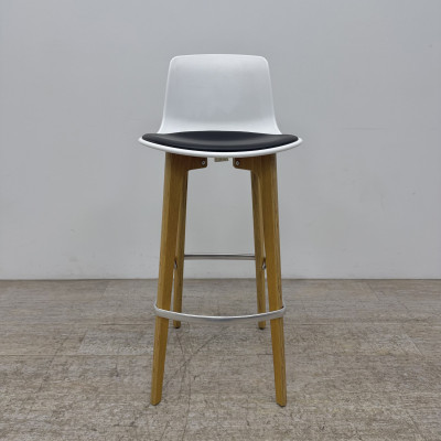 Tabouret Enea Lottus Wood Blc Noir