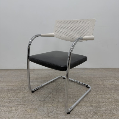 Vitra Visavis Crème / Noir