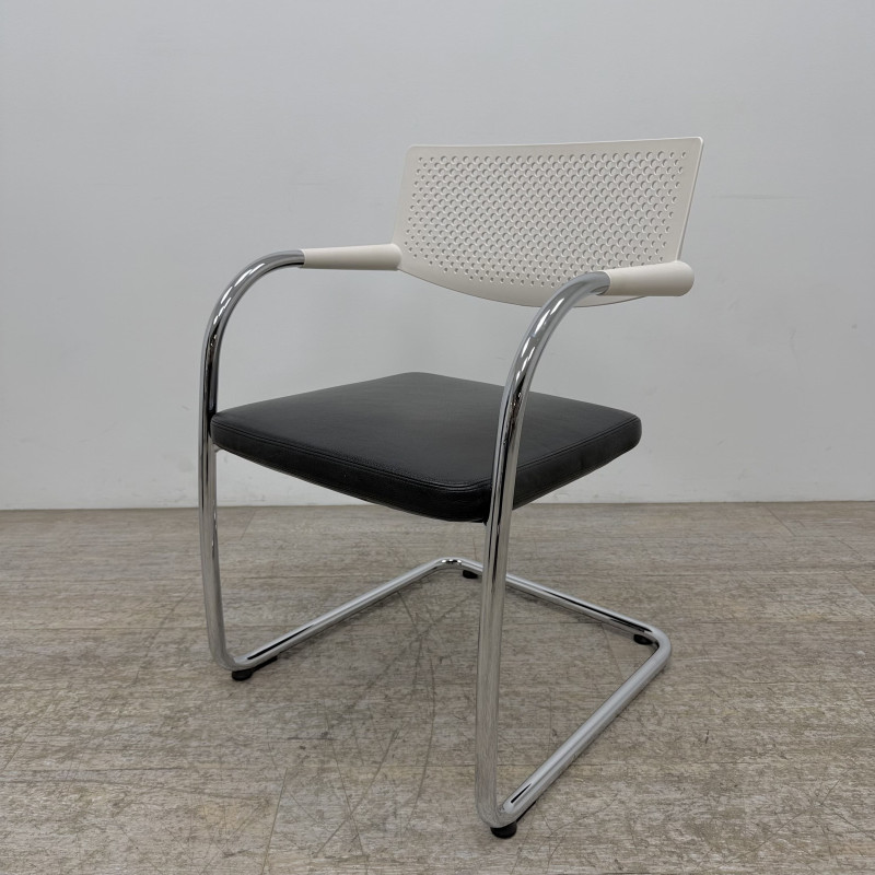 Vitra Visavis Crème / Noir