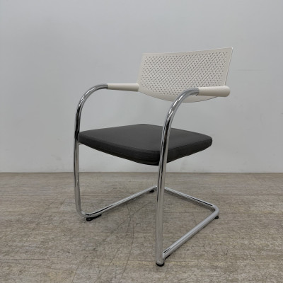Vitra Visavis Anthracite / Crème
