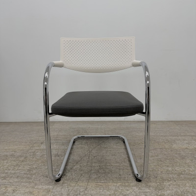 Vitra Visavis Anthracite / Crème