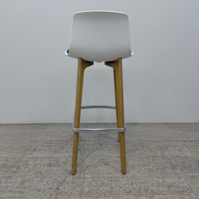 Tabouret Enea Lottus Wood Blc Noir