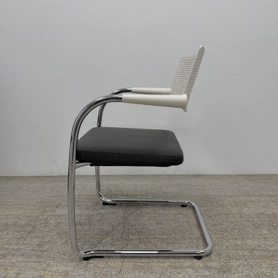 Vitra Visavis Anthracite / Crème