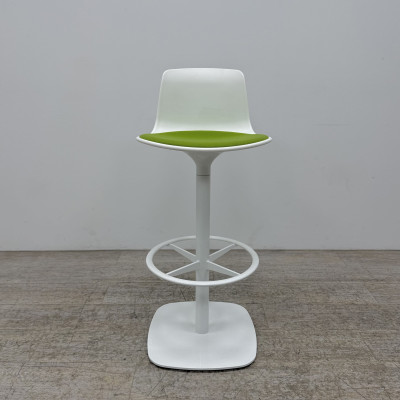 Tabouret Enea Lotus Blanc / Vert 