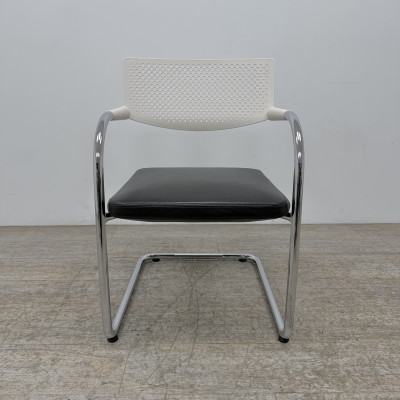 Vitra Visavis Crème / Noir