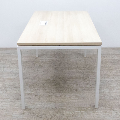 Bureau droit L160 Frêne / Blanc