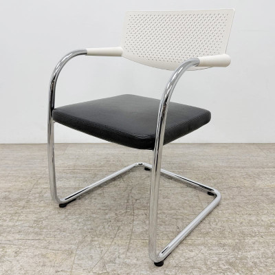 Vitra Visavis Crème / Noir