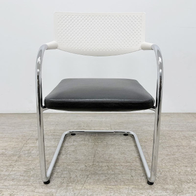 Vitra Visavis Crème / Noir