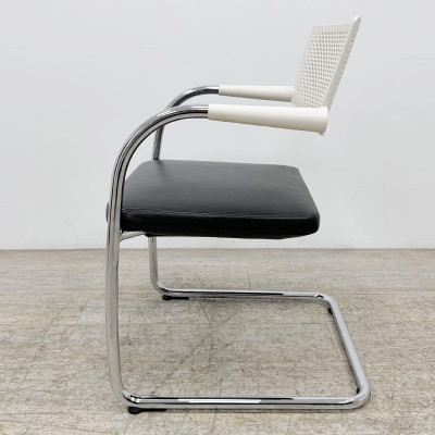 Vitra Visavis Crème / Noir