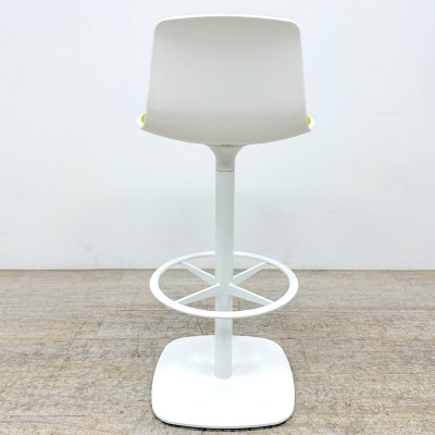 Tabouret haut d'occasion reconditionné Enea Lotus Blanc / Vert