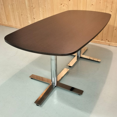 KINNARPS Table L180 Wengé / Chromé