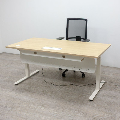 Bureau électrique L160 Frêne /Blanc
