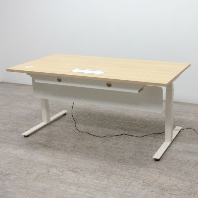 Bureau électrique L160 Frêne /Blanc