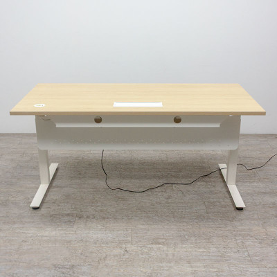 Bureau électrique L160 Frêne /Blanc