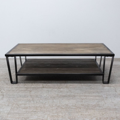 Table basse L120 Bois / Noir