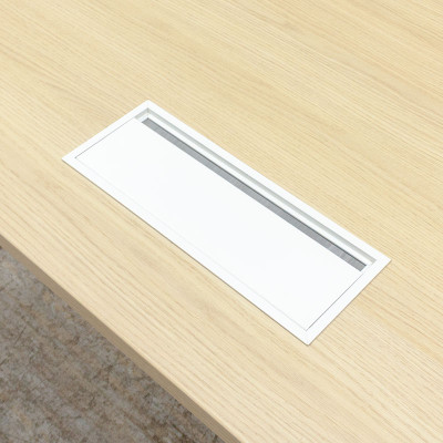 Bureau électrique L160 Frêne /Blanc