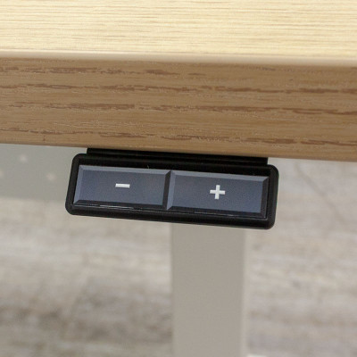 Bureau électrique L160 Frêne /Blanc