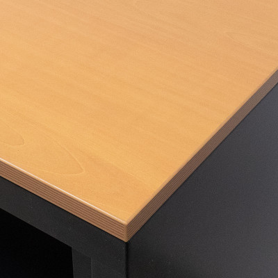 MAJENCIA basse L120 Noir/ Merisier