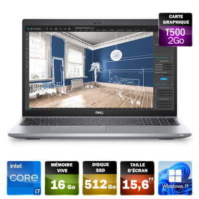 PC portable reconditionné DELL Precision 3560