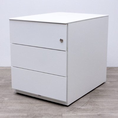 Caisson mobile 3 tiroirs Blanc