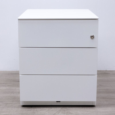 Caisson mobile 3 tiroirs Blanc