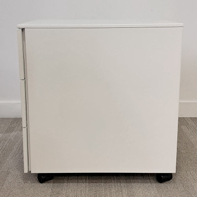 Caisson mobile 3 tiroirs Blanc