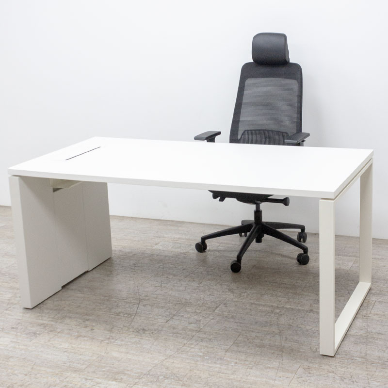 Bureau L160 Blanc avec top access