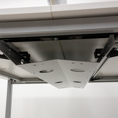 Kinnarps Bench 2 postes L160 Blanc