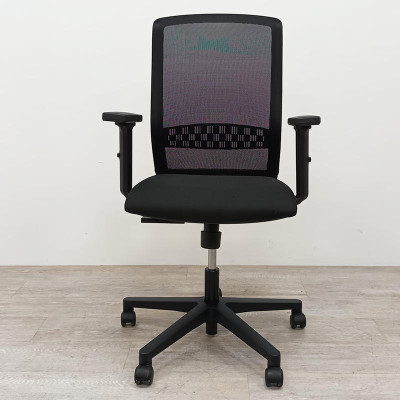 Fauteuil ergonomique Noir 2D