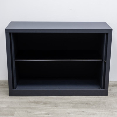 Armoire basse L120 Gris / Anth.
