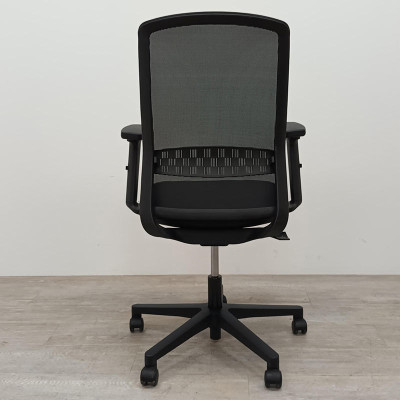 Fauteuil ergonomique Noir 2D