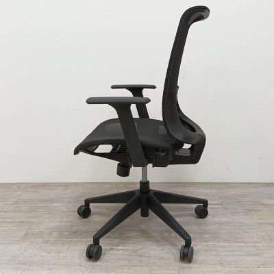 Fauteuil résille Noir Acc. fixe
