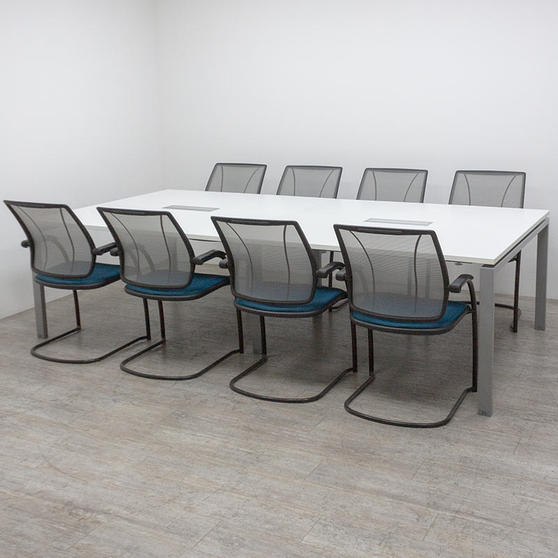 Table réunion Majencia L280 Blanc