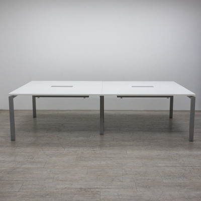 Table réunion Majencia L280 Blanc