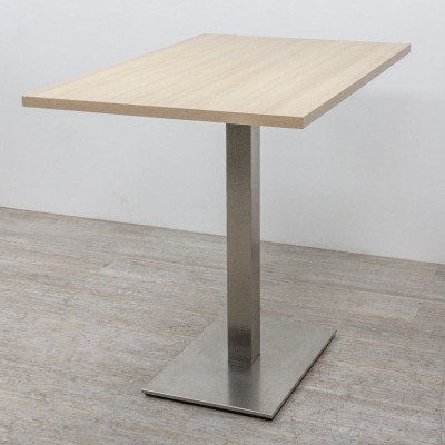 Pedrali Table Haute Inox L120 Chêne