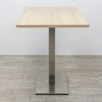 Pedrali Table Haute Inox L120 Chêne