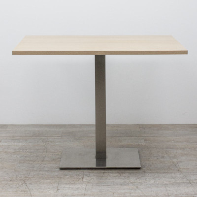 Pedrali Table Haute Inox L120 Chêne